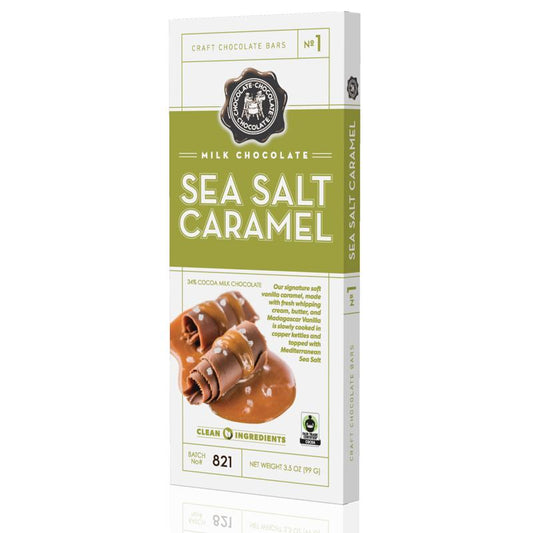 NO 1 - Milk Sea Salt Caramel Bar 3.5 OZ - CASE/12