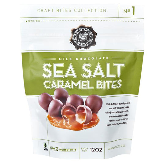 Milk Sea Salt Caramel Bites - 4 OZ - CASE/12