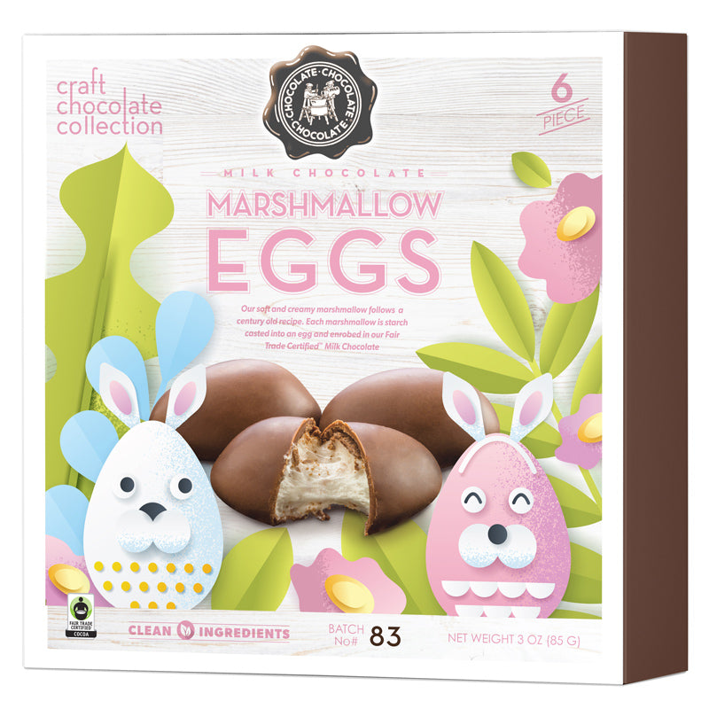 CCC Milk Marshmallow Eggs - 6 Piece