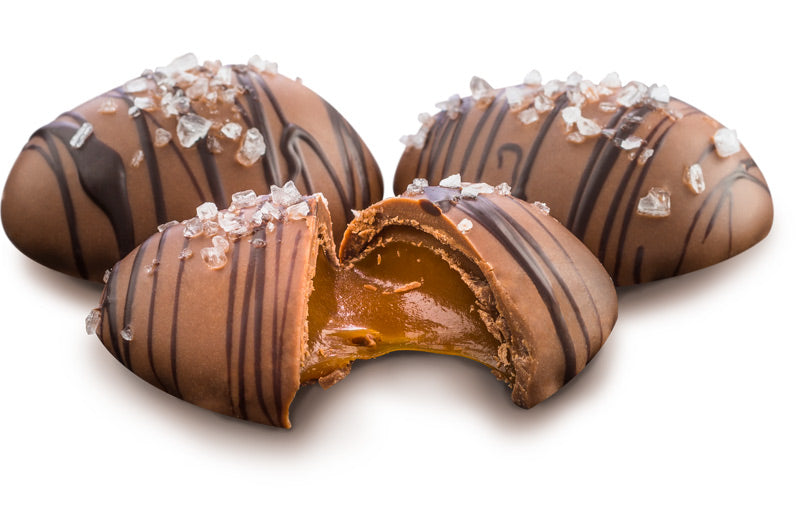 Milk Sea Salt Caramel Eggs - 6 Piece