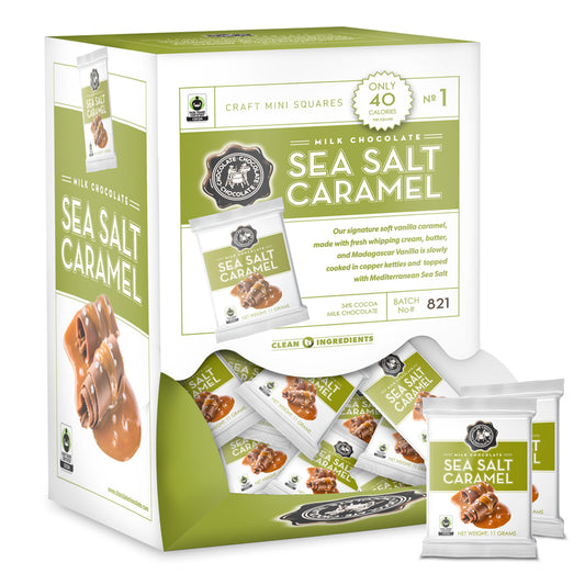 Milk Sea Salt Caramel Mini Square - 50 CT
