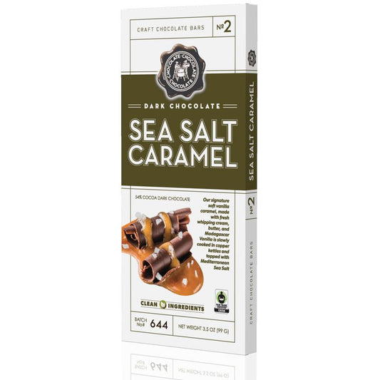 NO 2 - Dark Sea Salt Caramel Bar 3.5 OZ - CASE/12