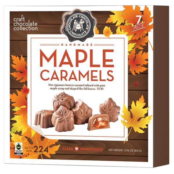 Maple Leaf Caramels - 7 PC