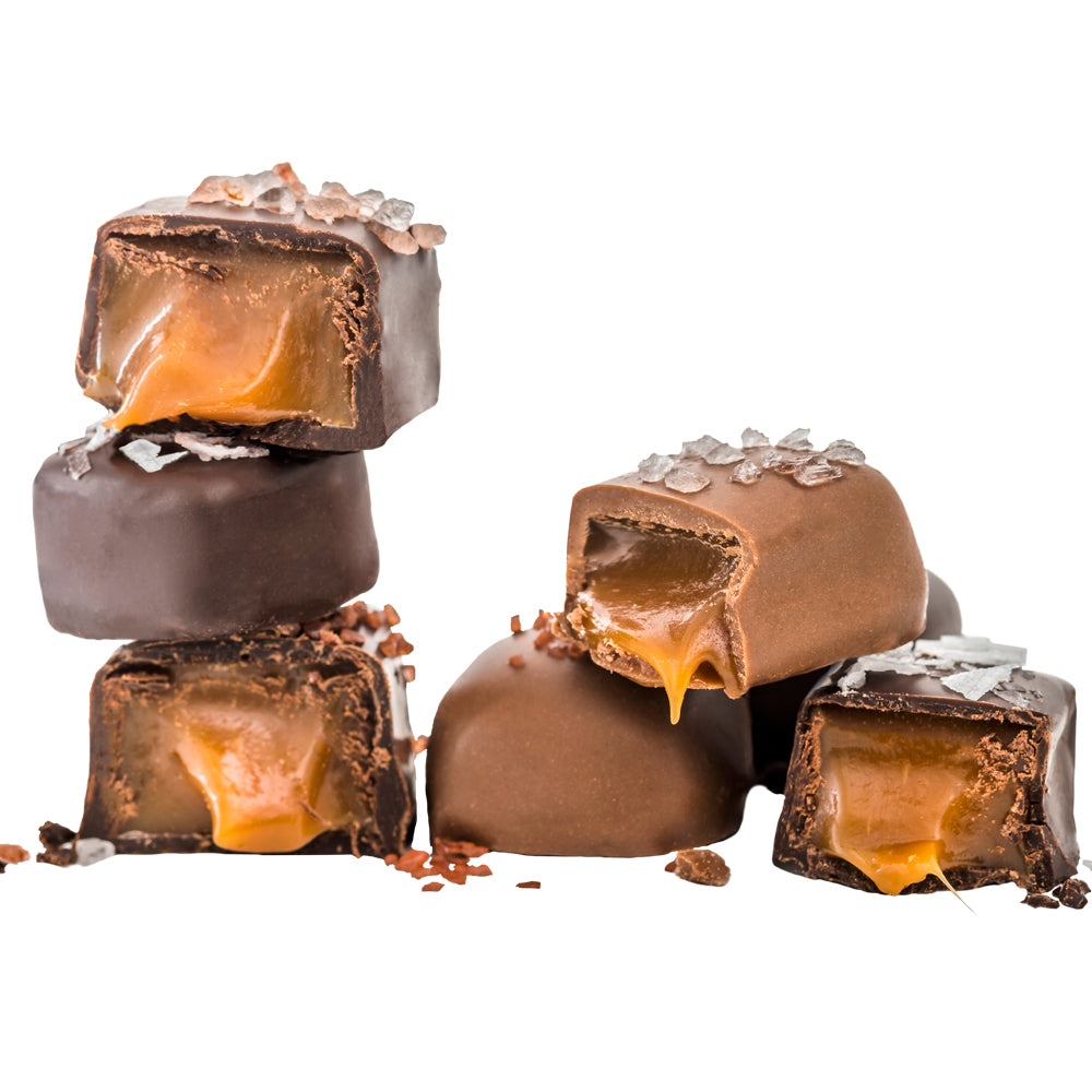 Sea Salt Caramels - (3.5 OZ) 7 PC - CASE/12