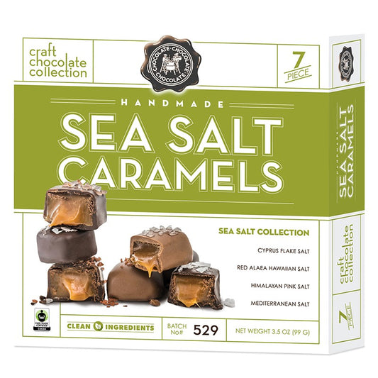 Sea Salt Caramels - (3.5 OZ) 7 PC - CASE/12