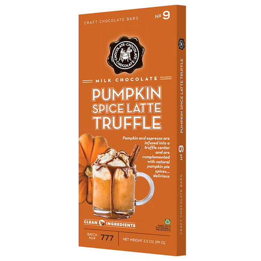 NO 9 - Milk Pumpkin Spice Caramel Bar 3.5 OZ