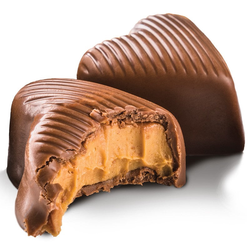 Milk Chocolate Peanut Butter Heart - 5 LB BULK