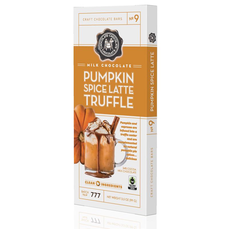 NO 9 - Milk Pumpkin Spice Caramel Bar 3.5 OZ