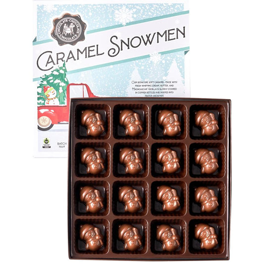 Caramel Snowmen - (8 OZ) 16 PC - CASE/6