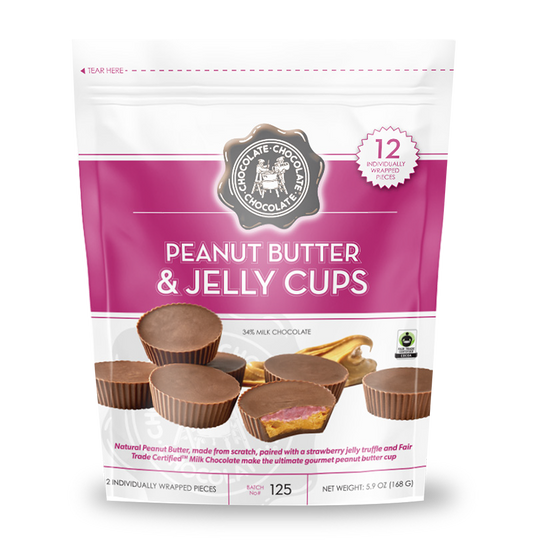 Milk Peanut Butter & Jelly Cups - (5.9 OZ) 12 PC - CASE/12