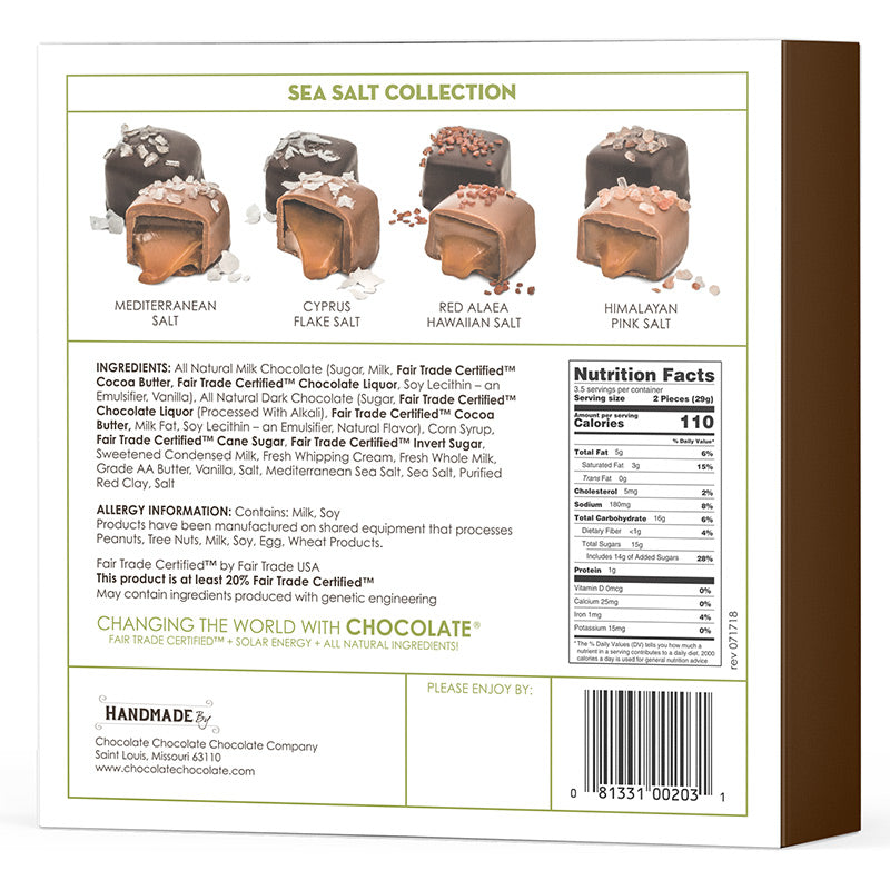 Sea Salt Caramels - (3.5 OZ) 7 PC - CASE/12